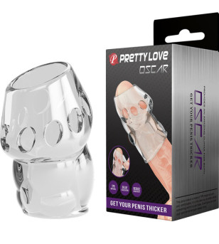 PRETTY LOVE - PÉNIS TRANSPARENT OSCAR PLUS ÉPAIS