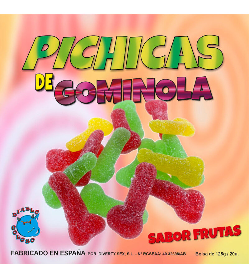 DIABLO GOLOSO - PICHITAS GUMMINOL AUX FRUITS AVEC SUCRE