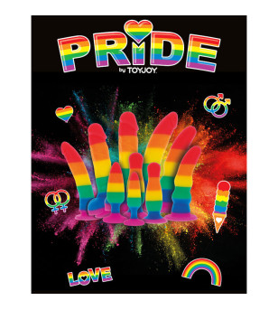 PRIDE - DILDO DRAPEAU LGBT 19 CM