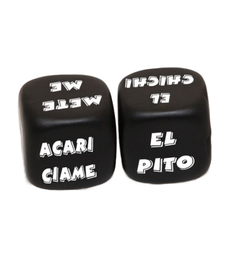 DIABLO PICANTE - 2 DÉS DACTION ET PARTIE DU CORPS