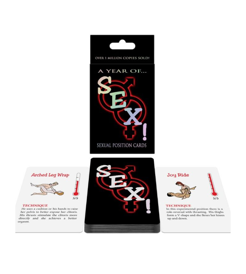 KHEPER GAMES - CARTES DE POSITION SEXUELLE UN AN DE... SEXE !