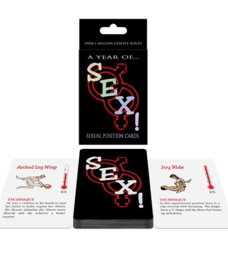 KHEPER GAMES - CARTES DE POSITION SEXUELLE UN AN DE... SEXE !