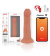 ONINDER - PETIT GODE VIBRATEUR BOGOTÁ 9 VITESSES NATUREL 17.5 CM -O- 4 CM - APPLICATION GRATUITE