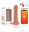 ONINDER - PETIT GODE VIBRATEUR BOGOTÁ 9 VITESSES NATUREL 17.5 CM -O- 4 CM - APPLICATION GRATUITE