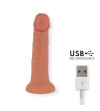 ONINDER - PETIT GODE VIBRATEUR BOGOTÁ 9 VITESSES NATUREL 17.5 CM -O- 4 CM - APPLICATION GRATUITE