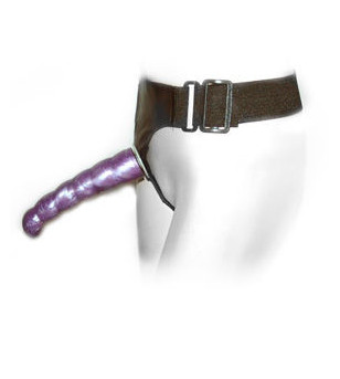 BAILE - HARNAIS ANAL ET VAGINAL FEMME LILAS GPOINT 17 CM