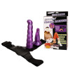 BAILE - HARNAIS ANAL ET VAGINAL FEMME LILAS GPOINT 17 CM