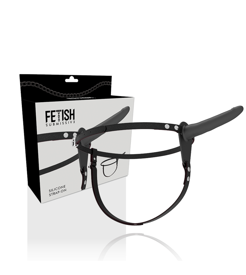 FETISH SUBMISSIVE HARNESS - SILICONE NOIR 15 CM