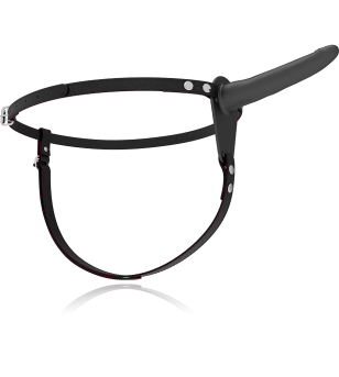 FETISH SUBMISSIVE HARNESS - SILICONE NOIR 15 CM