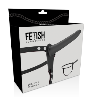 FETISH SUBMISSIVE HARNESS - SILICONE NOIR 15 CM