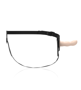 FETISH SUBMISSIVE HARNESS - SILICONE CHAIR POINT G 12,5 CM