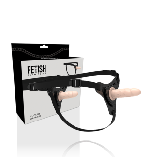 FETISH SUBMISSIVE HARNESS - SILICONE CHAIR RÉALISTE 12,5 CM