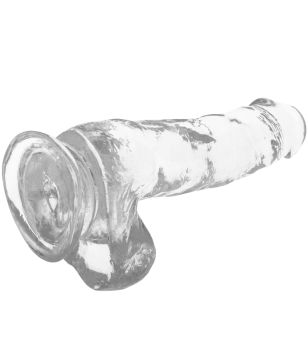 X RAY - HARNAIS + BITE TRANSPARENT AVEC BILLES 18.5 CM -O- 3.8 CM