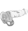 X RAY - HARNAIS + BITE TRANSPARENT AVEC BILLES 18.5 CM -O- 3.8 CM