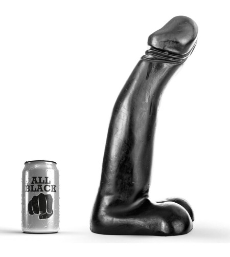 ALL BLACK - GODE FISTING RÉALISTE NOIR 29 CM