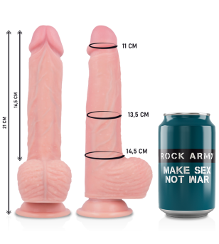 ROCKARMY - HARNAIS + SILICONE LIQUIDE PREMIUM SPITFIRE REALISTIC 21 CM -O- 4.62 CM