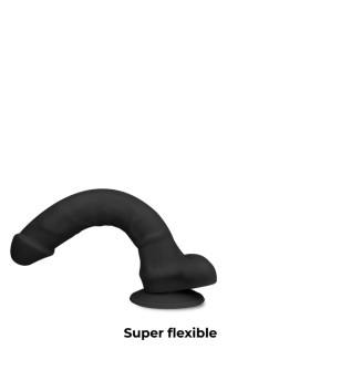 COCK MILLER - HARNAIS + SILICONE DENSITÉ ARTICULABLE COCKSIL NOIR 19,5 CM