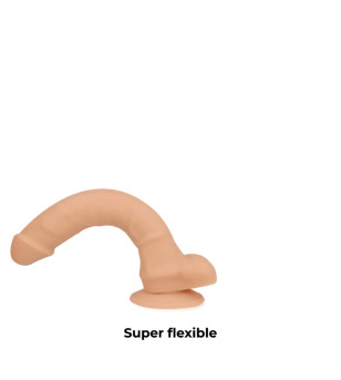 COCK MILLER - HARNAIS + COCKSIL ARTICULABLE DENSITÉ SILICONE 24 CM