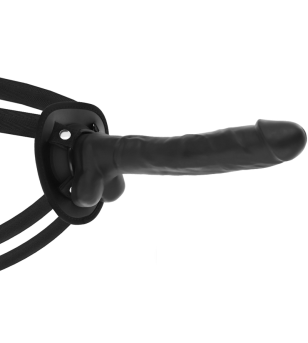 COCK MILLER - HARNAIS + SILICONE DENSITÉ ARTICULABLE COCKSIL NOIR 24 CM