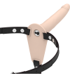 FETISH SUBMISSIVE HARNESS - VIBRATEUR SILICONE FLESH 15 CM