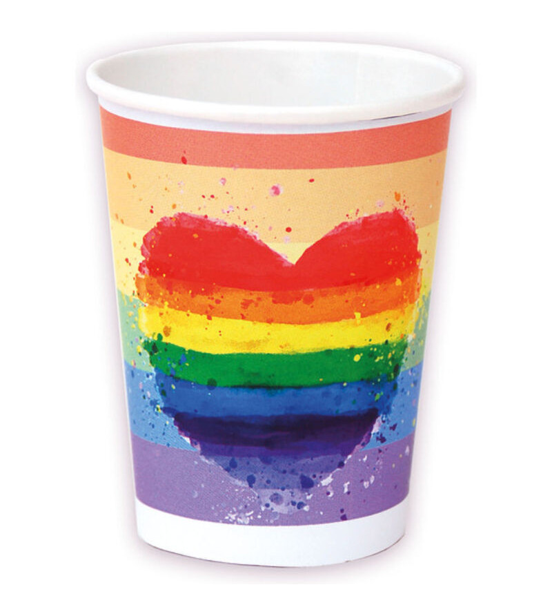 PRIDE - SET 8 TASSES DRAPEAU LGBT