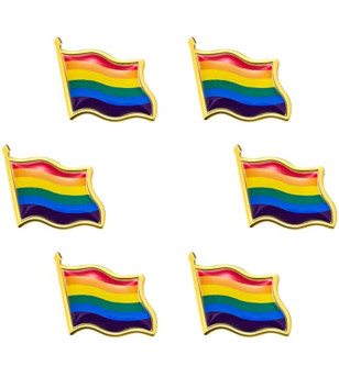 FIERTÉ - ÉPINGLE DRAPEAU LGBT
