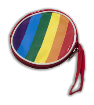 PRIDE - PORTEFEUILLE ROND DRAPEAU LGBT