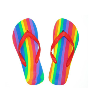 PRIDE - TONGS DRAPEAU LGBT...