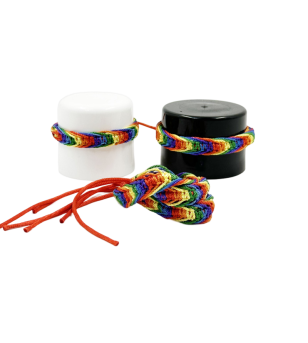 PRIDE - BRACELET FILS TRESSÉS DRAPEAU LGBT