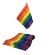 PRIDE - PETITE BANNIÈRE DRAPEAU LGBT