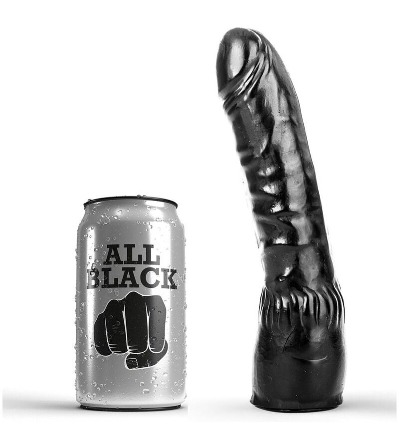 ALL BLACK - GODE NOIR RÉALISTE 20 CM