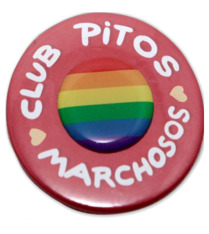 PRIDE - BADGE DE PRIDE AVEC DES BITES RIGIDES