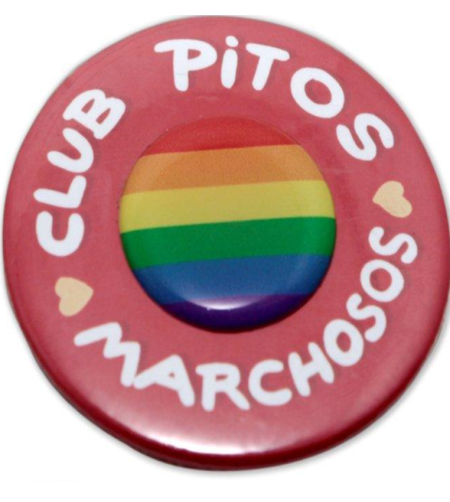 PRIDE - BADGE DE PRIDE AVEC DES BITES RIGIDES