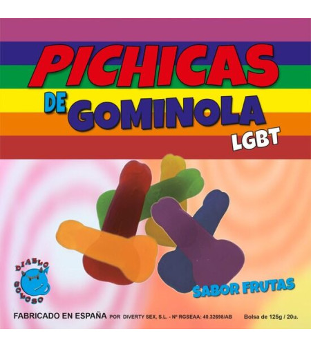 PRIDE - FRUITS DE PÉNIS GUMMY LGBT