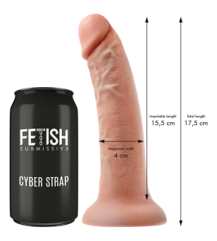 FETISH SUBMISSIVE CYBER STRAP - HARNAIS AVEC TÉLÉCOMMANDE DILDO WATCHME S TECHNOLOGIE