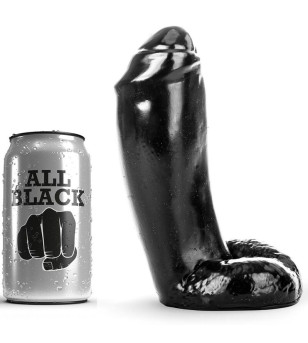 ALL BLACK - GODE RÉALISTE 18 CM