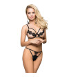 SUBBLIME - SET ENSEMBLE DEUX PIÈCES SOUTIEN-GORGE ET STRING S/M