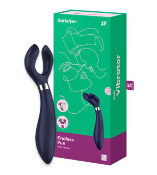 SATISFYER - ENDLESS FUN MULTI VIBRATEUR 3 NOIR