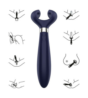 SATISFYER - ENDLESS FUN MULTI VIBRATEUR 3 NOIR