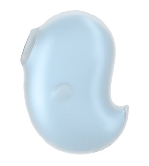 SATISFYER - CUTIE GHOST VIBRATEUR POSER BLEU CLAIR