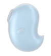 SATISFYER - CUTIE GHOST VIBRATEUR POSER BLEU CLAIR