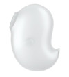 SATISFYER - CUTIE GHOST VIBRATEUR  POSER BLANC