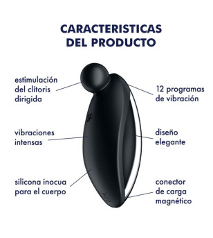 SATISFYER - SPOT ON 2 VIBRATEUR LAY-ON NOIR