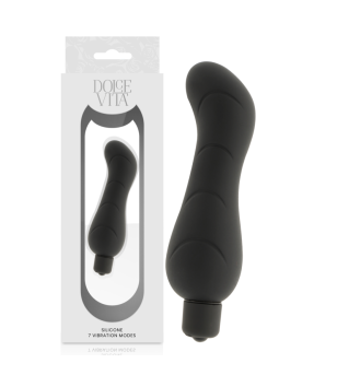 DOLCE VITA - G-SPOT BLACK SILICONE