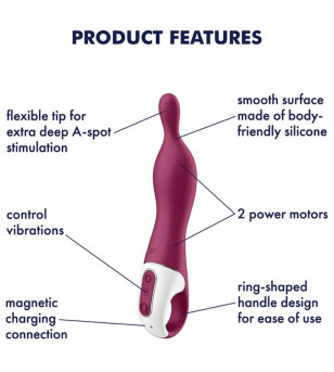 SATISFYER - VIBRATEUR AMAZING 1 ASPOT BAIE