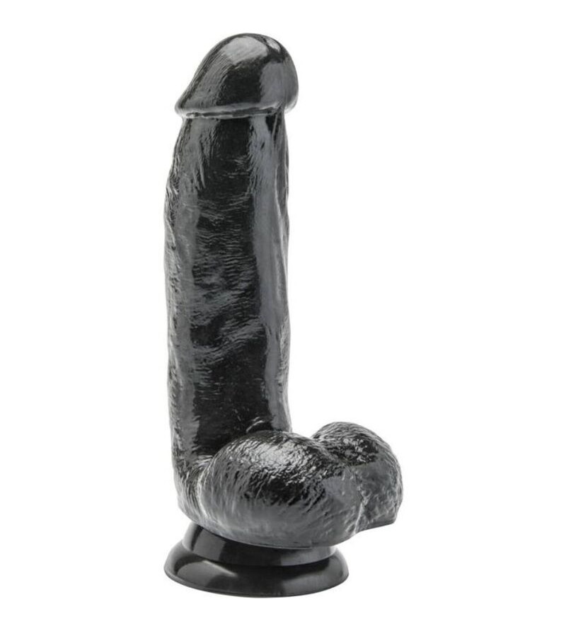 GET REAL - GODE 12 CM AVEC BOULES NOIRES