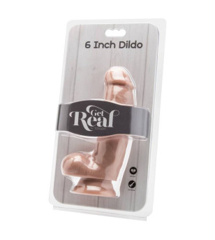 GET REAL - GODE 12 CM AVEC BILLES EN PEAU