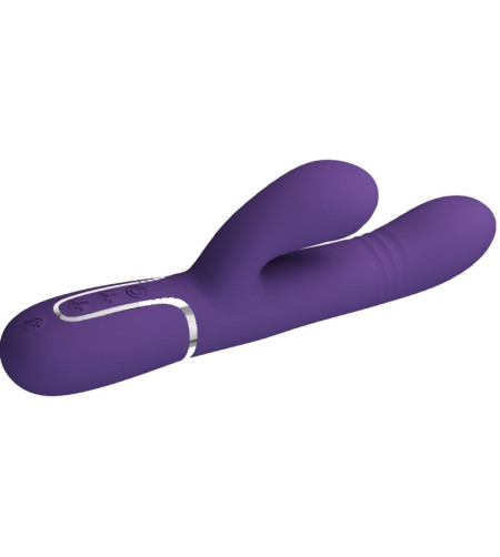 PRETTY LOVE - VIBRATEUR MULTIFONCTION G-SPOT VIOLET