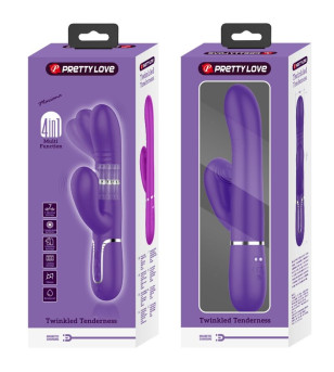 PRETTY LOVE - VIBRATEUR MULTIFONCTION G-SPOT VIOLET