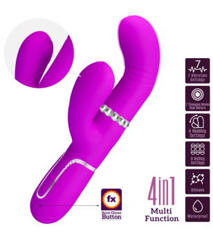 PRETTY LOVE - VIBRATEUR MULTIFONCTION G-SPOT FUCHSIA